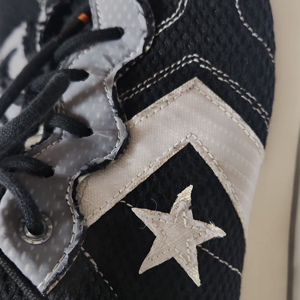 Vince Staple Converse Thunderbolt Ox Black White Mens 13 Shoes Sneakers Athletic - Picture 10 of 15